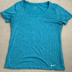 Nike Women's Blue Heather Short Sleeve Tee